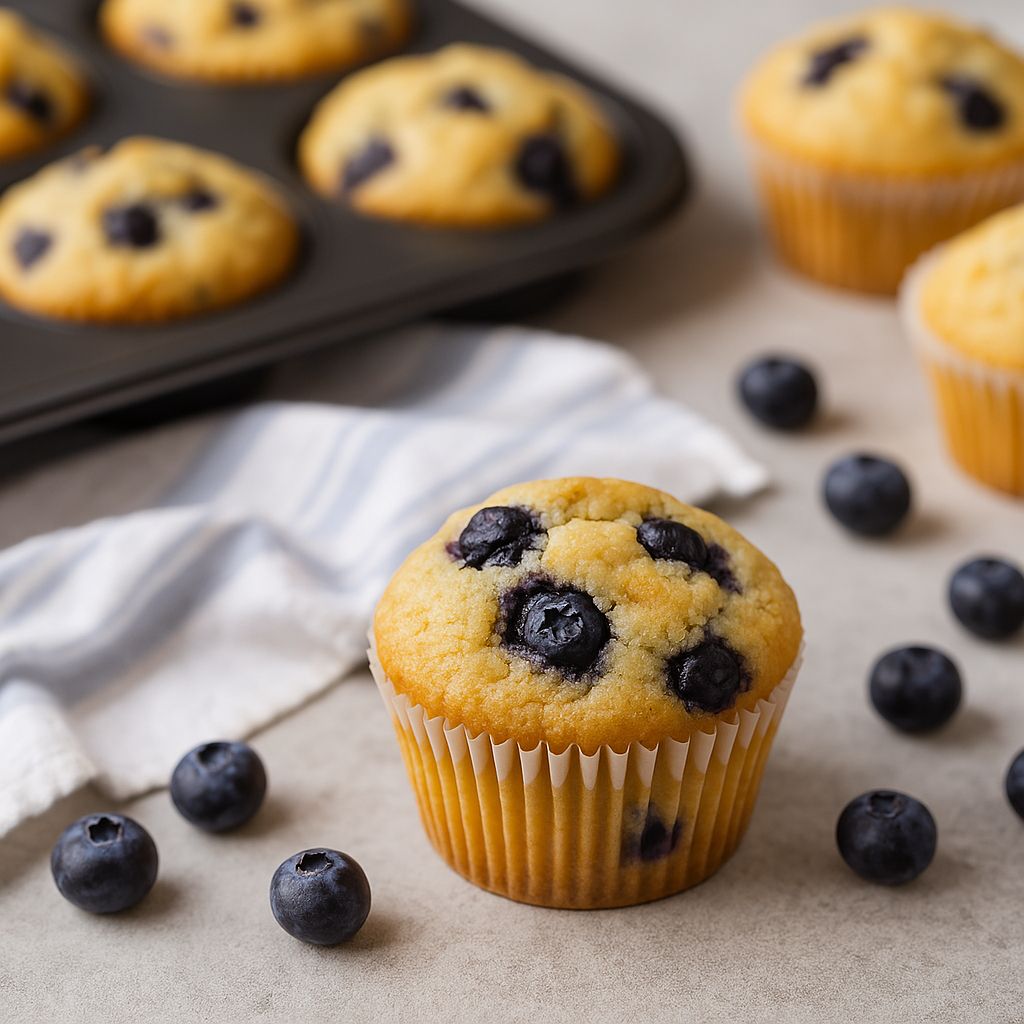 Easy Blueberry Muffins Recipe – Bakery Style in 30 Minutes