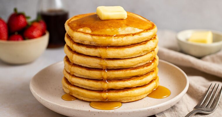 Fluffy Pancake Recipe – Soft & Delicious Breakfast in 20 Minutes