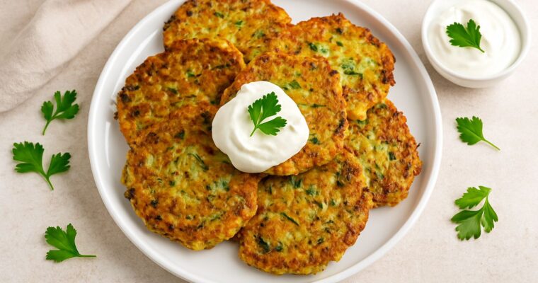 Crispy Zucchini Fritters – Easy Veggie Snack in 20 Minutes!
