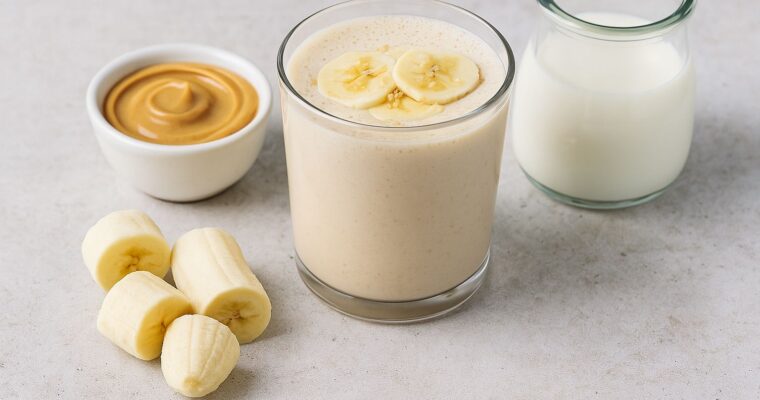 Peanut Butter Banana Smoothie – Creamy, Protein-Packed & Delicious!