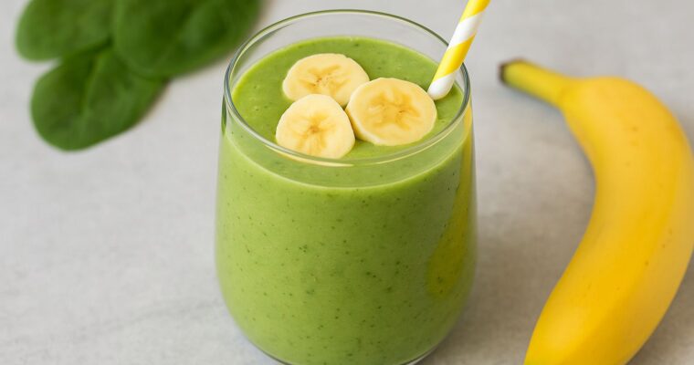 Banana Spinach Smoothie – Quick, Healthy & Delicious Green Smoothie Recipe